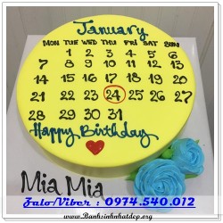 Mẫu Bánh Sinh Nhật Đẹp - A1105